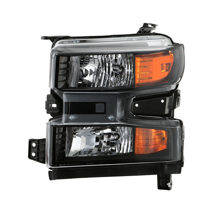 ( POE ) Chevy Silverado 1500 19-20 Halogen Headlight - Lo Beam included - H11  Hi Beam included- 9005  - OE Left