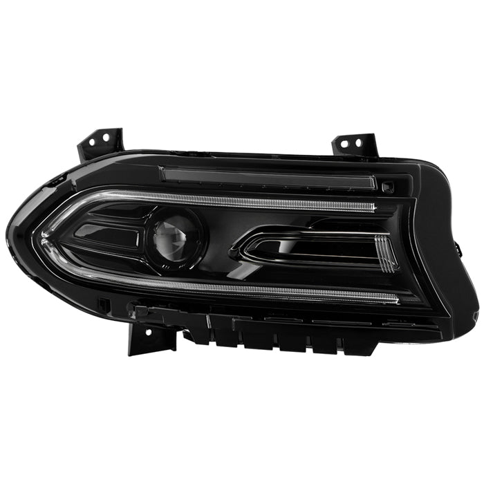 ( POE ) Dodge Charger 22-23 (No Side logo) w/LED Signal DRL SwitchBack Halogen Headlight - OE Right (Also Fit on 2015-2021 but need to sell by SET)