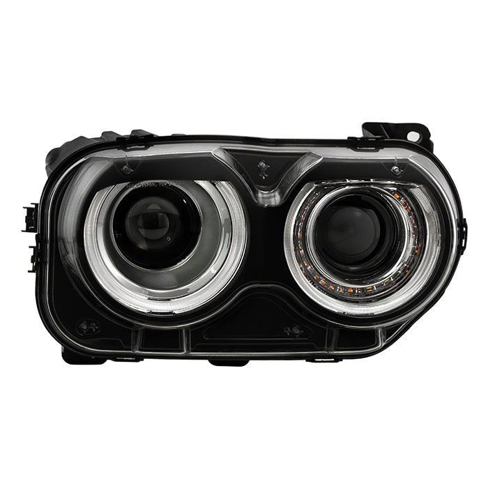 ( POE ) Dodge challenger 15-20 HID w/LED DRL Headlight - Low Beam-D3S(Not Included) ; High Beam-D3S(Not Included) ; Signal-LED - OE Right