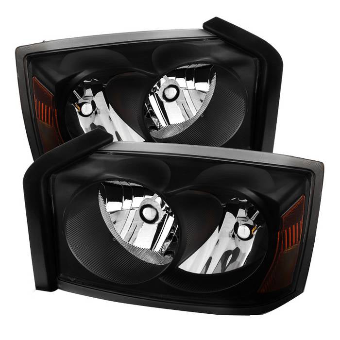 ( Akkon ) Dodge Dakota 05-07 Crystal Headlights - Black