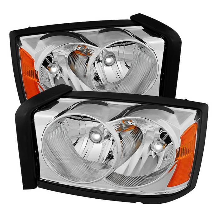 ( Akkon ) Dodge Dakota 05-07 Crystal Headlights - Chrome