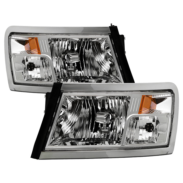 ( OE ) Dodge Dakota 2008-2011 OEM Headlights - Left and Right - Chrome