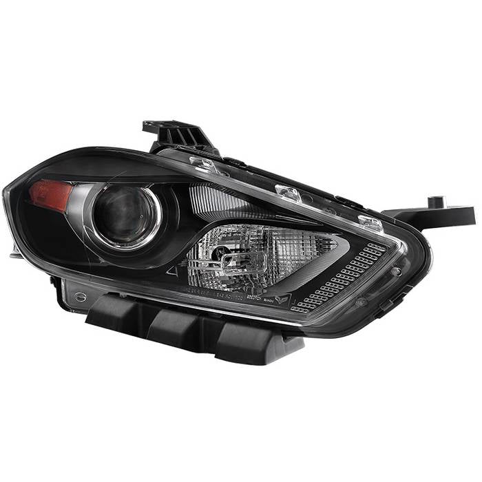 ( Akkon ) Dodge Dart 13-16 Hid Models Only ( Don‘t Fit Halogen Model ) Passenger Side Projector Headlight -OEM Right - Black