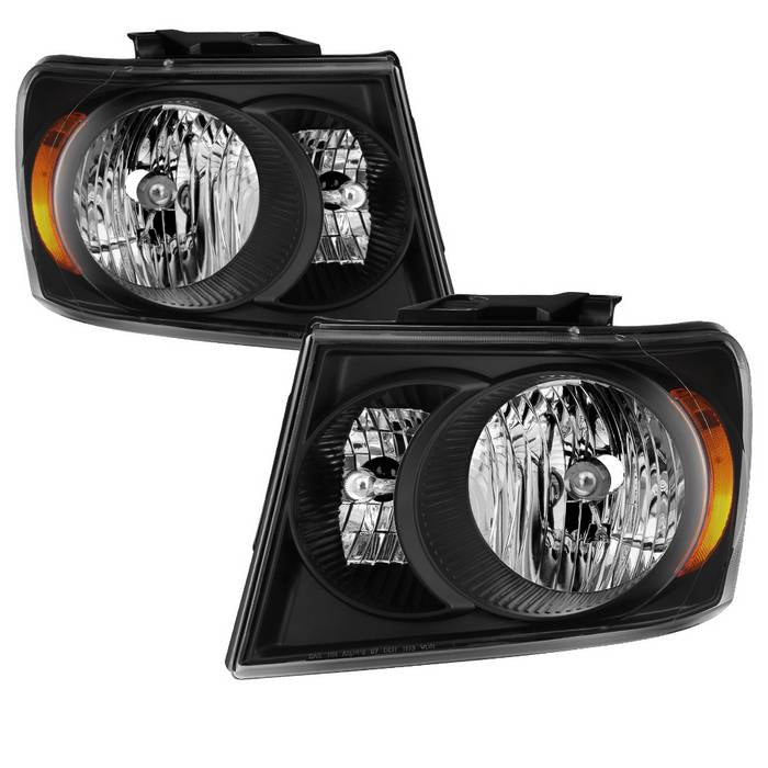 ( Akkon ) Dodge Durango 07-09 OEM Style Headlights - Black