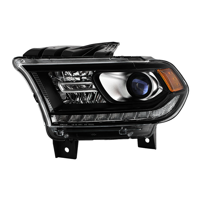 ( OE ) Dodge Durango 2016-2020 Halogen with DRL LED Models Only  ( Do Not Fit Xenon HID Models ) OEM Style Driver Side Headlight - Left - Low Beam-HB3(Not Included) - High Beam-HB3(Not Included) - Signal-3157NA(Not Included) - Black