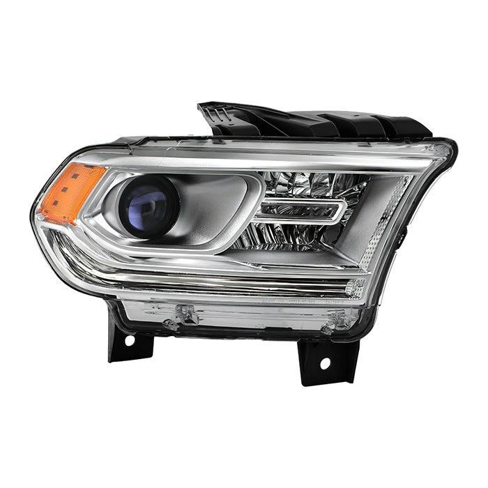 ( OE ) Dodge Durango 2014-2017 Halogen without DRL LED Models Only ( Do Not Fit Xenon HID Models ) OEM Style Driver Side Headlight - Right - Chrome