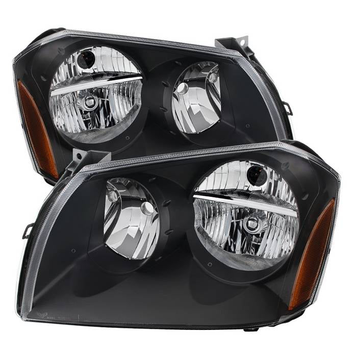 ( Akkon ) Dodge Magnum 05-07 Crystal Headlights - Black