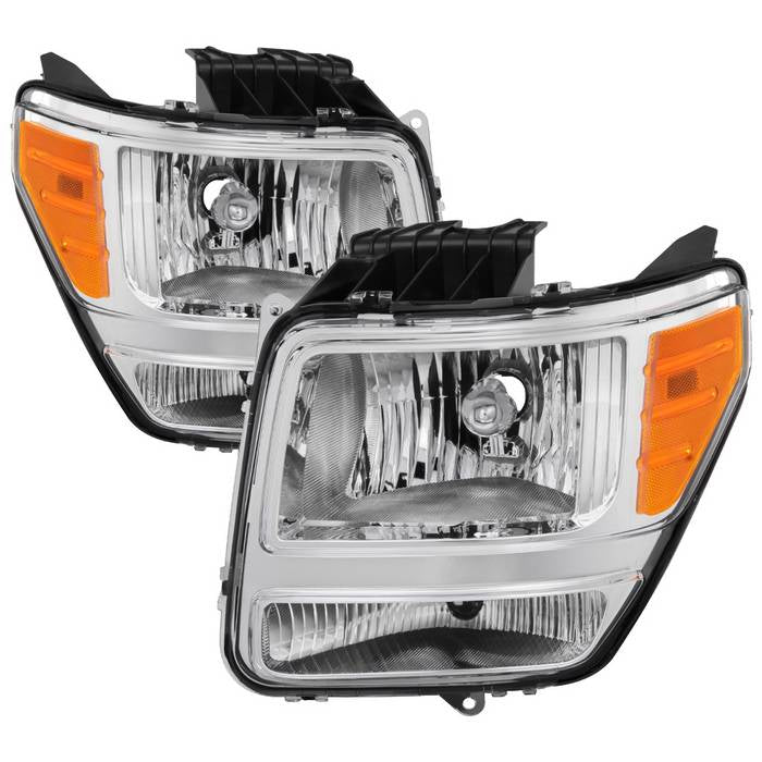 ( Akkon ) Dodge Nitro 2007-2011 OEM Style Headlights - Chrome