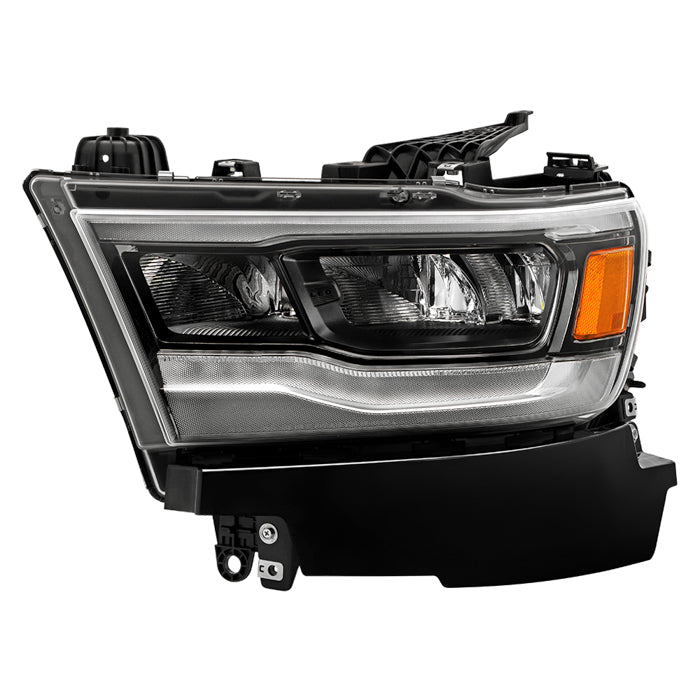 ( POE ) Dodge Ram 1500 19-22 Black Bezel Full LED w/DRL Headlight - OE Left CH2502332