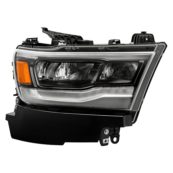 ( POE ) Dodge Ram 1500 19-22 Black Bezel Full LED w/DRL Headlight - OE Right CH2503332