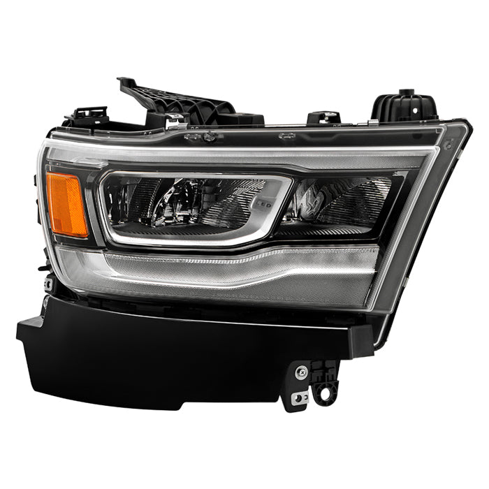( POE ) Dodge Ram 1500 19-22 Chrome Bezel Full LED w/DRL Headlight - OE Right