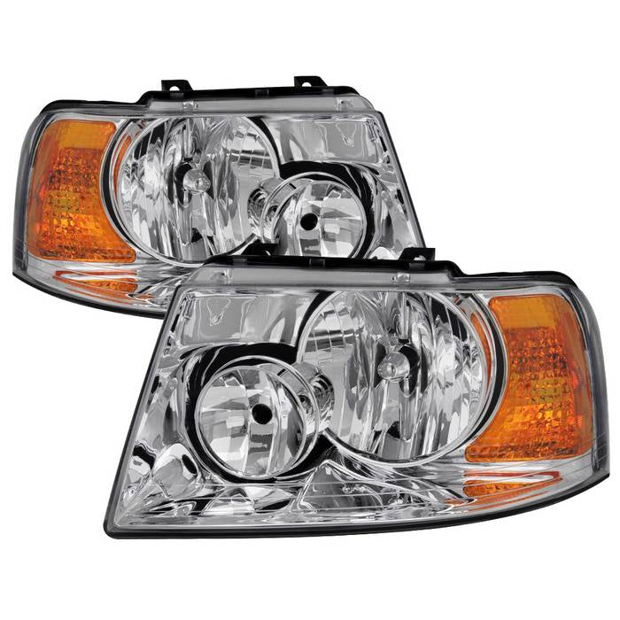 ( OE ) Ford Expedition 03-06 OEM Style Headlights - Chrome