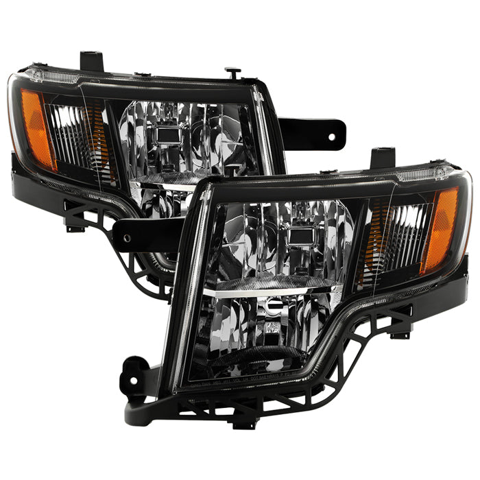 ( OE ) Ford Edge 2007-2010 OEM Style Headlight - Left and Right - Black