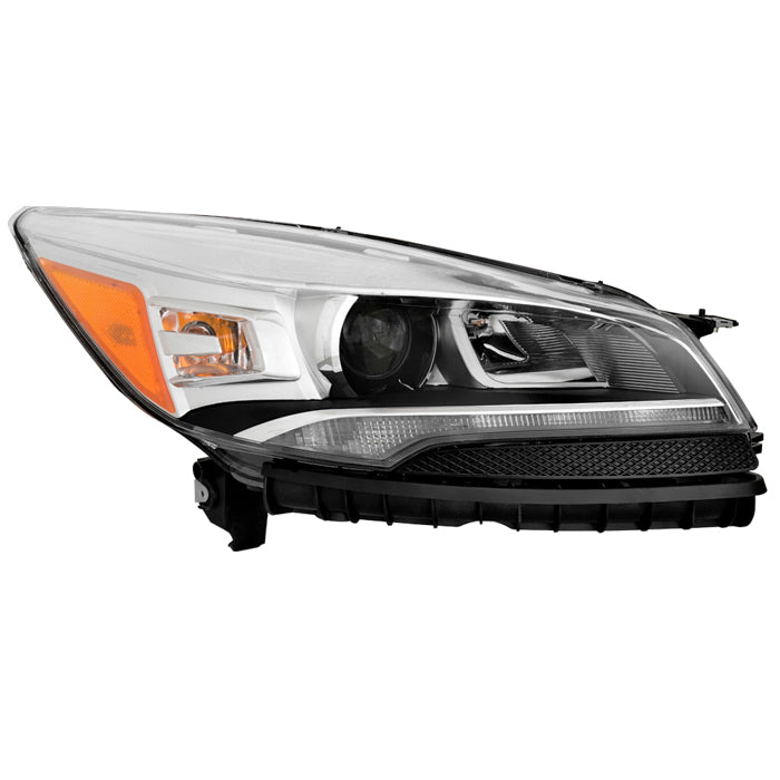 ( POE ) Ford Escape 13-16 HID Assembly w/LED DRL Headlight - OE Right (Come with High Low : D3S bulb and Ballast)