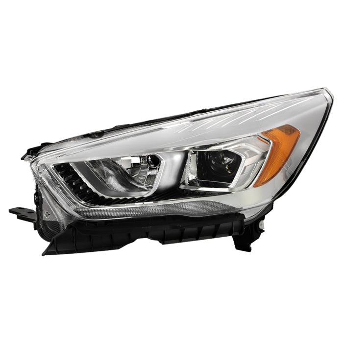 ( POE ) Ford Escape 17-19 w/LED DRL Chrome Bezel Headlight - OE Left