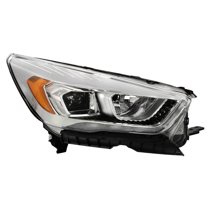 ( POE ) Ford Escape 17-19 w/LED DRL Chrome Bezel Headlight - OE Right