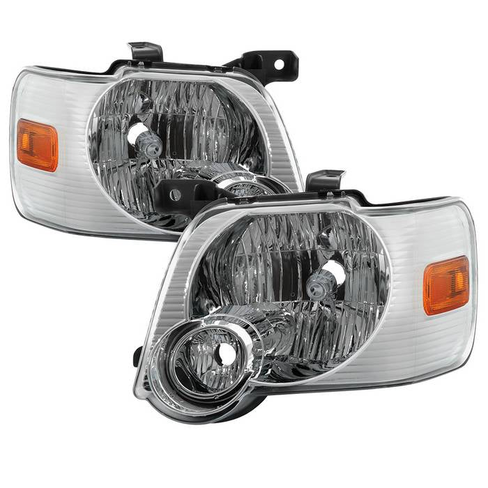 ( OE ) Ford Explorer 2006-2010 OEM Style Headlights - Chrome