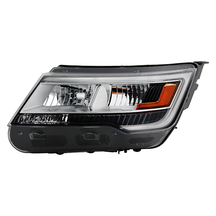 ( POE ) Ford Explorer 16-18 Limited | Platinum | XLT LED DRL LED Headlight - Low Beam-LED ; High Beam-HB3(Included) ; Signal-3757A(Not Included) - OE Left ( FO2518130 )