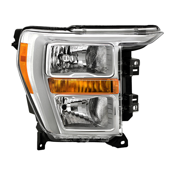( POE ) Ford F150 21-23 Halogen Headlight - Low Beam-H11(Included) ; High Beam-HB3(Included) ; Signal-WY21W(Not Included) - OE Right