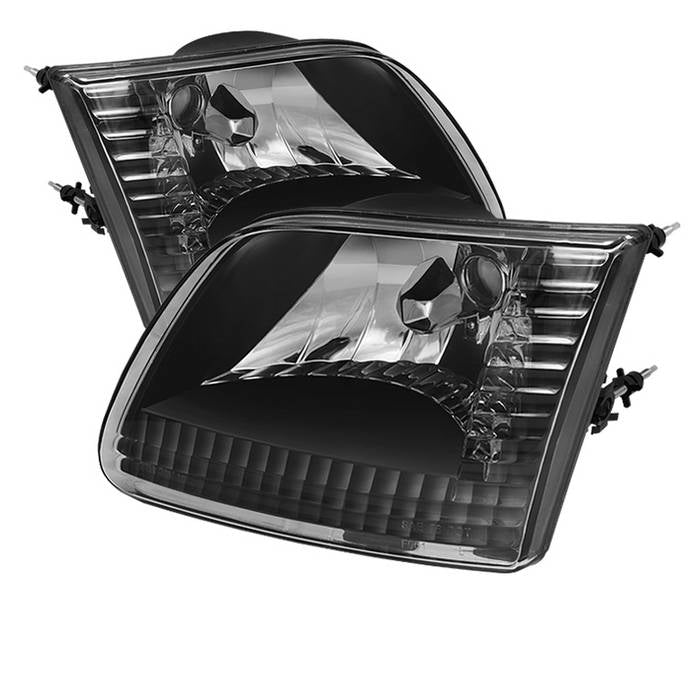 ( xTune ) Ford F150 97-03 / Expedition 97-02 ( Will Not Fit Anything Before Manu. Date June 1997 ) Crystal Headlights - Black