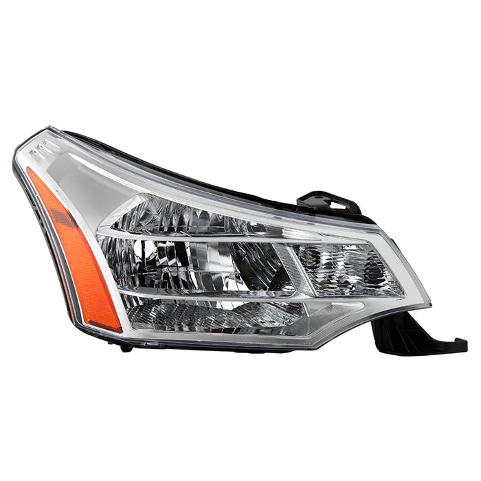 ( POE ) Ford Focus 08-11 2/4Dr OE Headlights - Low Beam-H13(Not Included) ; High Beam-H13(Not Included) ; Signal-3757A(Included) - Right