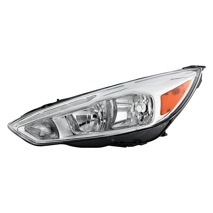 ( POE ) Ford Focus 15-18 Halogen w/LED DRL only Headligths - Low Beam-H11 (Not Included) ; High Beam-H1(Not Included) ; Signal-PY21W(Included) - OE Left