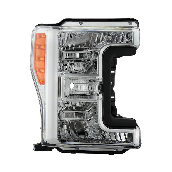 ( POE ) Ford F250 F350 Super Duty 2017-2019 Halogen Only ( Do Not Fit Factory LED Headlight Models ) OEM Style Passenger Side Headlight - Low Beam-H13(Not Included) ; High Beam-H13(Not Included) ; Signal-7444NA(Not Included) - Right