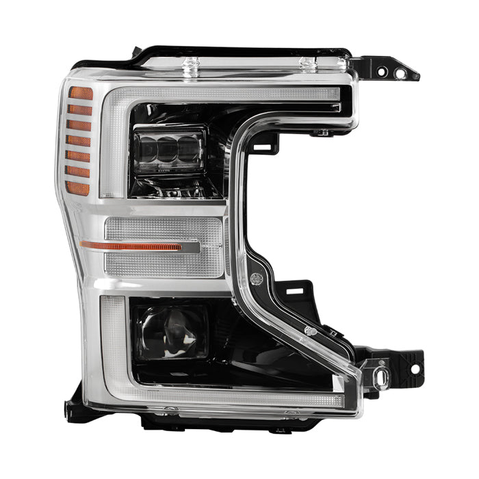 ( POE ) Ford Superduty 20-22 F250 F350 F450 Full LED Chrome Housing Headlight - OE Right