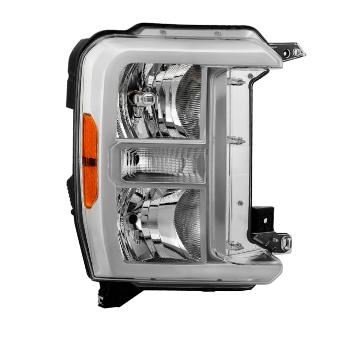 ( POE ) Ford 250 F350 F450 F550 F650 23-25 SuperDuty Halogen Chrome Housing Headlight - OE Right