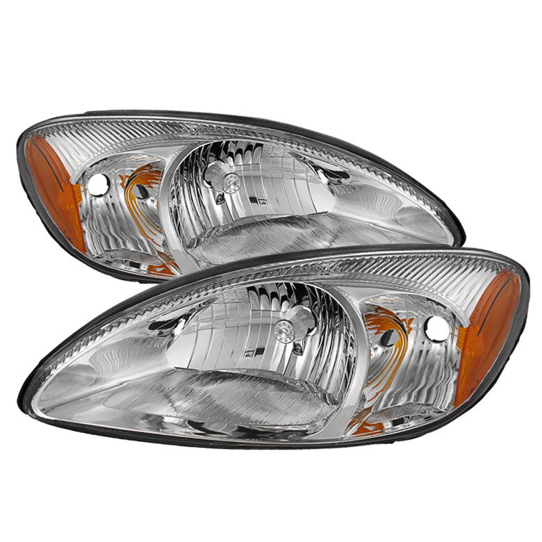 ( OE ) Ford Taurus 2000-2007 Crystal Headlights - Chrome