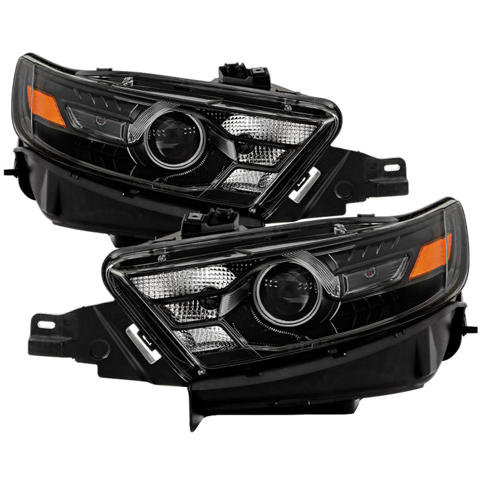 ( OE ) Ford Taurus 13-19 w/ 9005 bulbs (Also Fit on 13-14 w/9012 bulb) Halogen Headlight - All Black SET