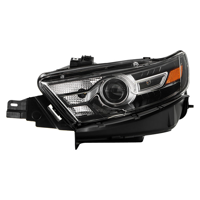 ( OE ) Ford Taurus 13-19 w/Black Bezel HID (Bulbs and Ballast Not Included) Headlight - OE Black Left