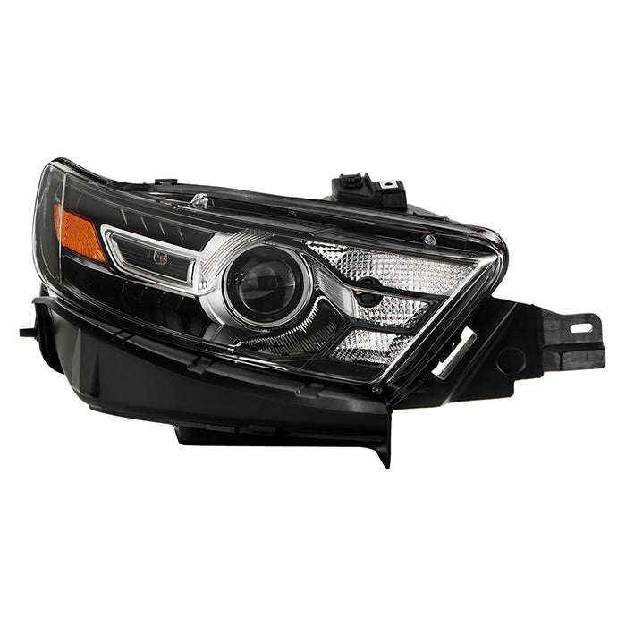 ( OE ) Ford Taurus 13-19 w/Black Bezel HID (Bulbs and Ballast Not Included) Headlight - OE Black Right