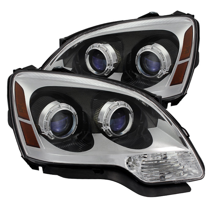 ( OE ) GMC Acadia 2007-2012 Crystal Headlights - Low Beam-H7(Included) ; High Beam-H7(Included) ; Signal-7444NA(Not Included) - Chrome