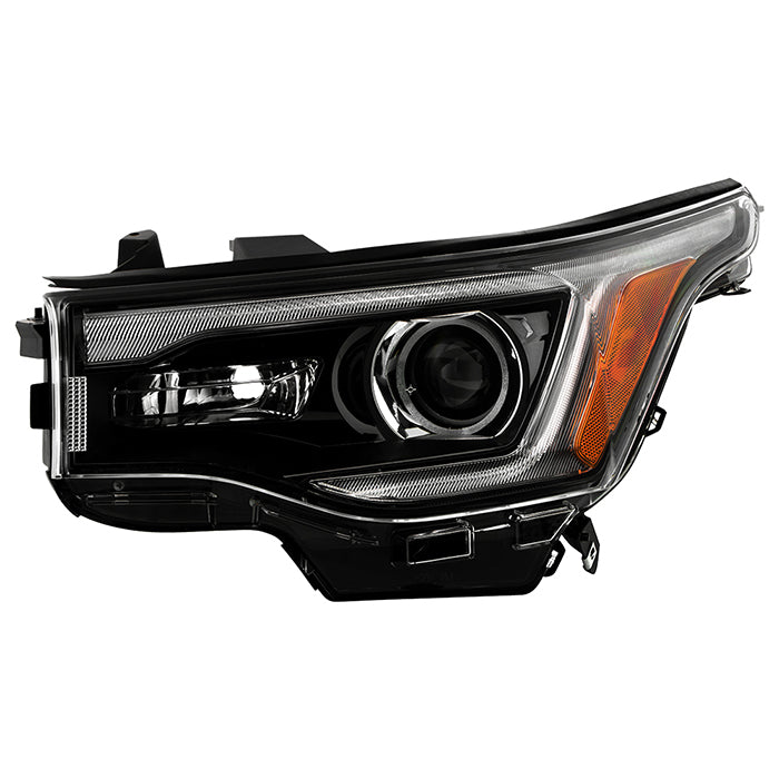 ( POE ) GMC Acadia 17-19 w/LED DRL Halogen High/Low Beam Black Houing Headlight - OE Left
