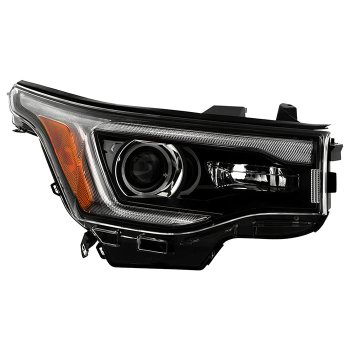 ( POE ) GMC Acadia 17-19 w/LED DRL Halogen High/Low Beam Black Houing Headlight - OE Right