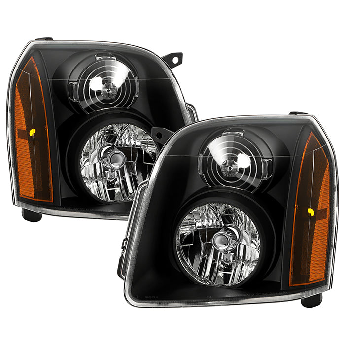 ( xTune ) GMC Yukon/Yukon XL/Yukon Denali  07-14 OEM Headlights - Low Beam-H13(Not Included) ; High Beam-H13(Not Included) ; Signal-194(Not Included) - Black