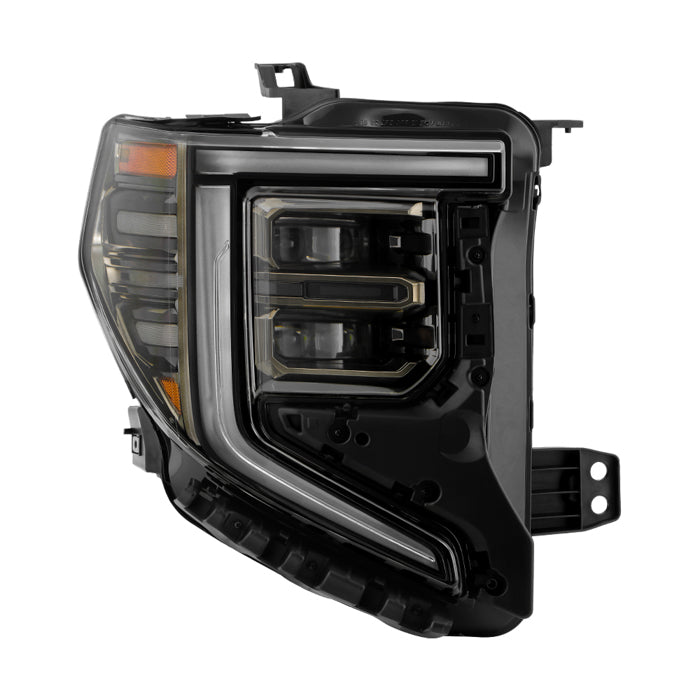 ( POE ) GMC Sierra 1500 22-24 AT4 Full LED (Black & Smoke Bezel) Headlight - OE Right