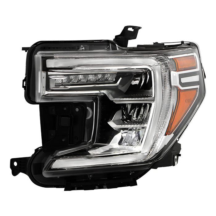 ( POE ) GMC Sierra 1500 19-22 FULL LED w/LED Signal high Low Beam Headlight - OE Left