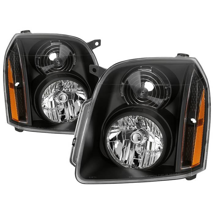 ( xTune ) GMC Yukon Denali 07-14/Yukon XL Denali 07-14/Yukon Hybrid Denali 10-14 Crystal Headlights - Black