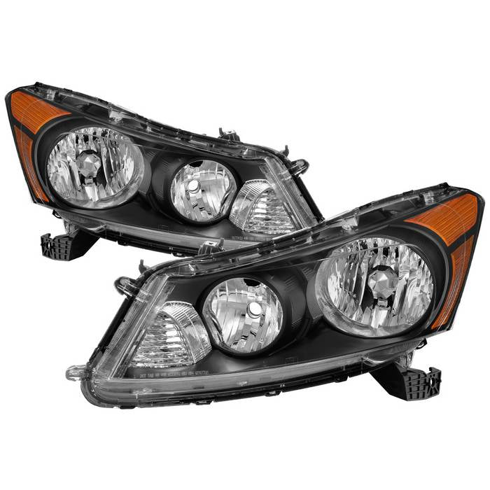 ( xTune ) Honda Accord 08-12 Sedan Only OEM Style Headlights - Black