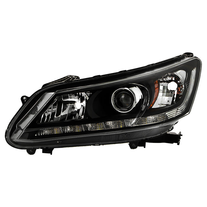 ( xTune ) Honda Accord 13-15 Sedan Halogen w/LED DRL ( Don‘t Fit Xenon HID ) Projector Headlights - OE Left