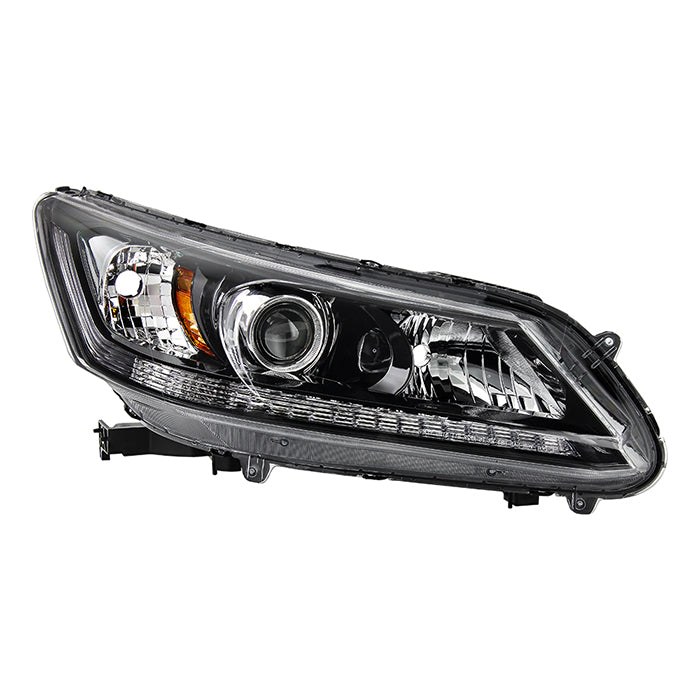 ( xTune ) Honda Accord 2013-2015 Sedan Halogen Models Only ( Don‘t Fit Xenon HID and Model with LED Daytime Running Light ) Passenger Side Headlight - Low Beam-H11(Not Included) ; High Beam-HB3(Not Included) ; Signal-1157A(Not Included) - OEM Right