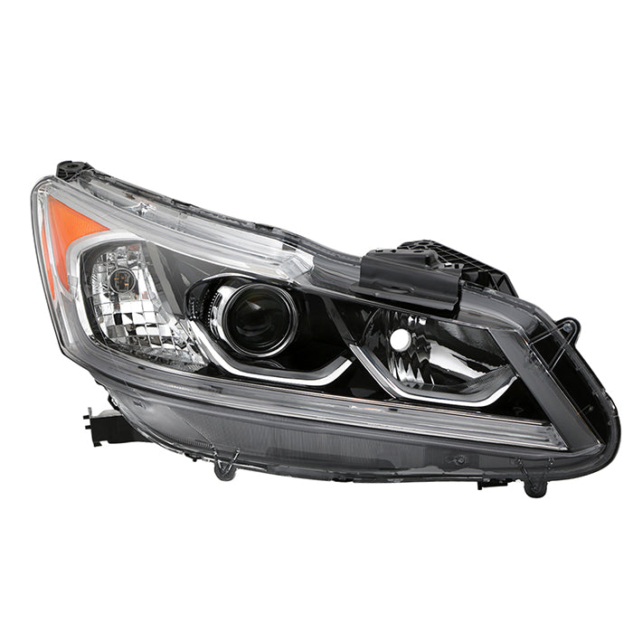 ( OE ) Honda Accord 16-18 Passenger Side LED Models Headlight -  Low Beam-H11(Included) ; High Beam-HB3(Included) ; Signal-7440A(Included) - OE Right