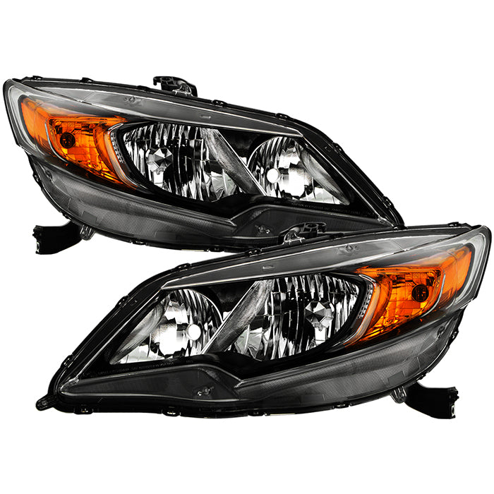 ( OE ) Honda Civic 2014-2015 Coupe Only ( Don‘t fit Sedan ) OEM Style headlights - OEM Color