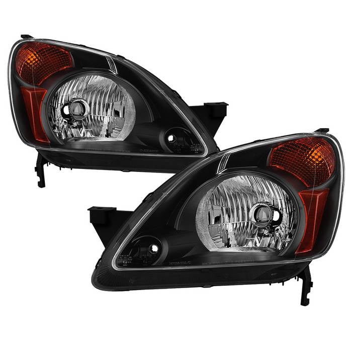 ( OE ) Honda CR-V 02-04 Halogen OE Headlight - SET Black