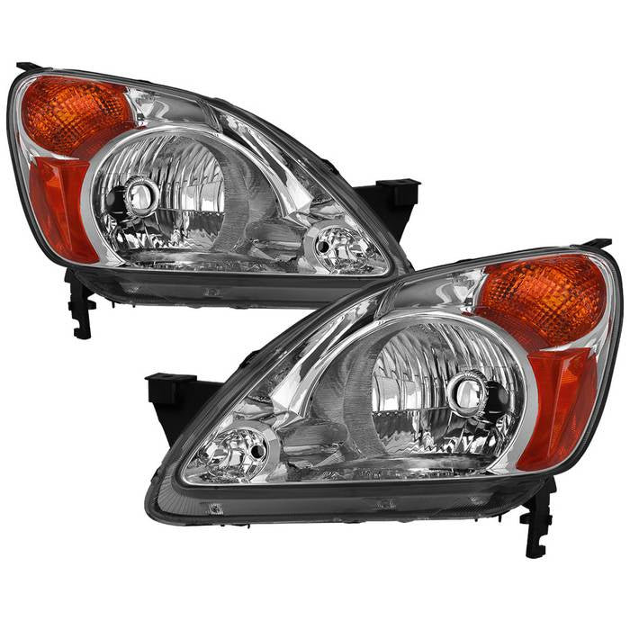 ( OE ) Honda CR-V 02-04 Halogen OE Headlight - SET Chrome