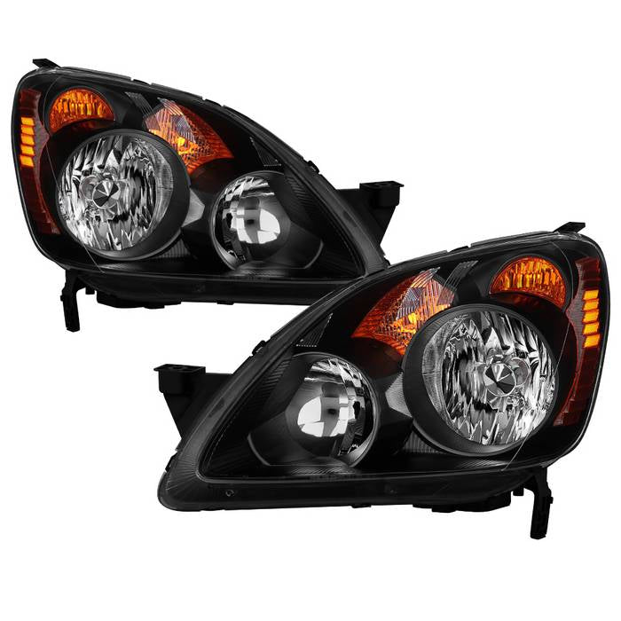 ( OE ) Honda CR-V 05-06 Halogen OE Headlight - Black