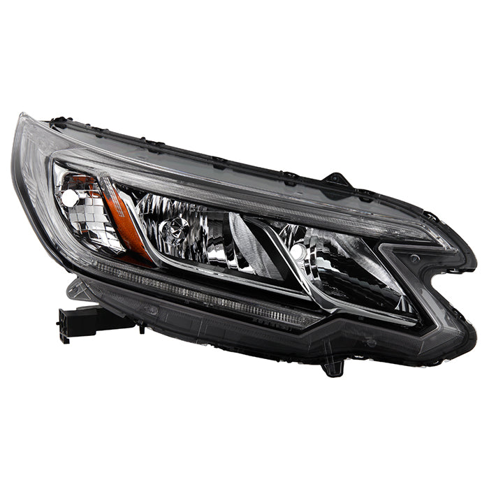 ( OE ) Honda CRV 2015-2016 Halogen with DRL LED Models Only - OEM Style Passenger Side Headlight - Low Beam-H11(Not Included) ; High Beam-9005(Not Included) ; Signal-7444NA(Not Included) - Right