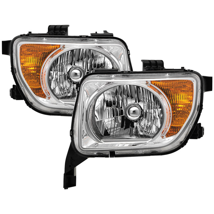 ( OE ) Honda Element 03-06 OEM Style Headlight - Chrome Left and Right